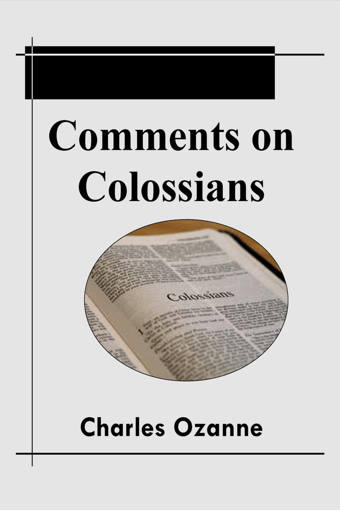 Comments on Colossians