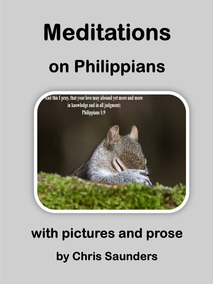 Meditations on  Philippians - with pictures and prose