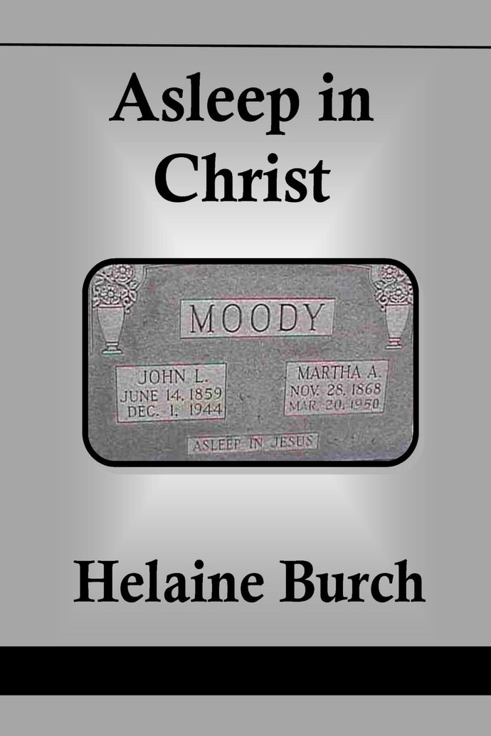 Asleep in Christ