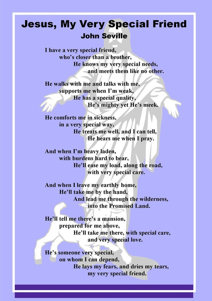 Jesus, My Very Special Friend