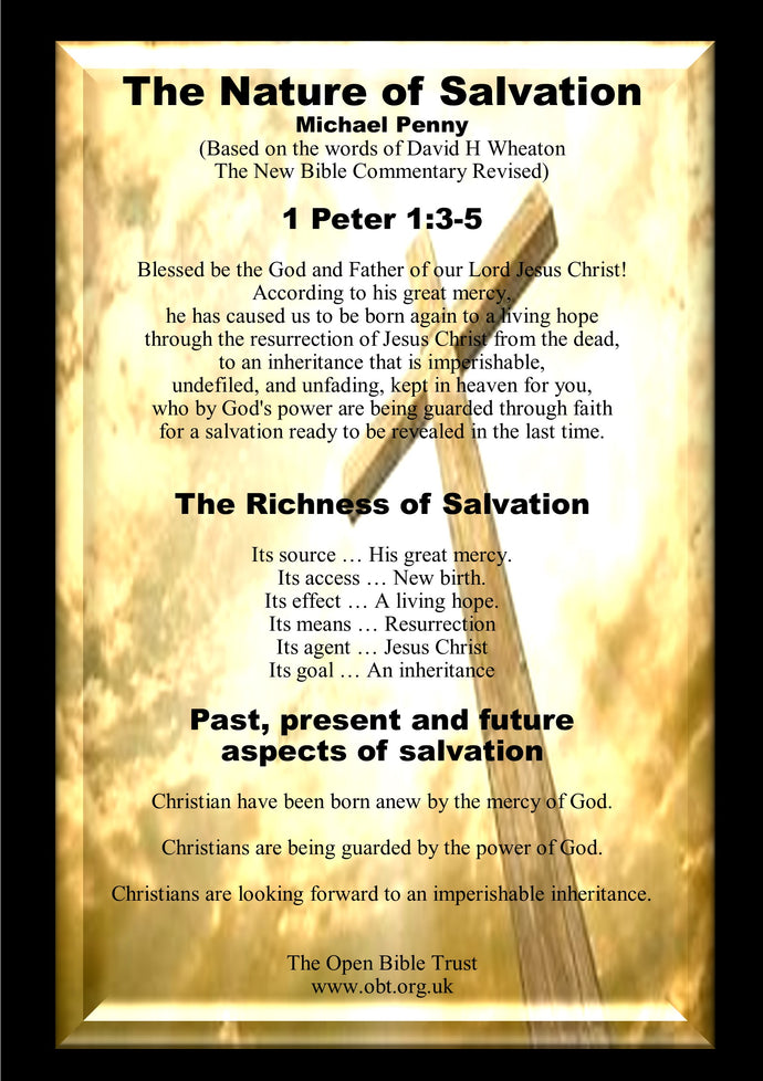 The Nature of Salvation