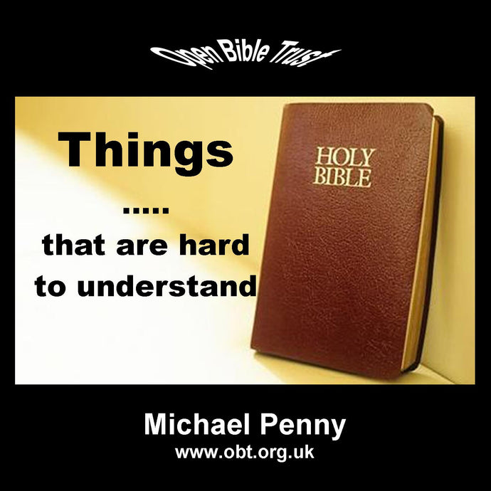 Things That Are Hard to Understand