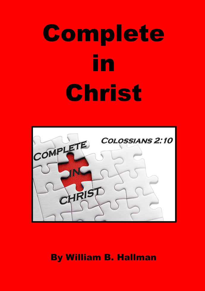 Complete in Christ