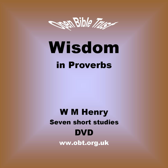 Wisdom in Proverbs